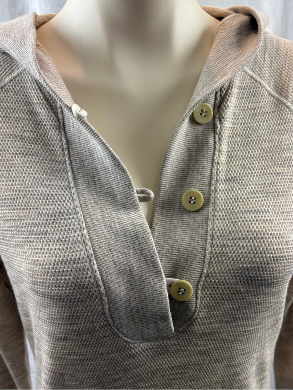 Icebreaker Women's Crave Hooded Sweater in Heather Taupe M - Picture 10 of 12